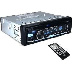 Polarlander Universāls 1 DIN auto audio atskaņotājs noņemama priekšējā plāksne CD DVD MP3 atskaņotājs ar FM AUX IN SD/USB portu