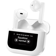 In-Ear austiņas Bluetooth bezvadu ar ekrānu Bezvadu austiņas austiņas ar skārienjūtīgu ekrānu Bezvadu austiņas Bluetooth iPhone Android In-Ear austiņas Austiņas vīriešiem Sports