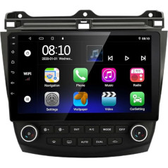 LEXXSON Android 8.1 auto radio Honda Accord 7. 2003-2007 | 10,1 collu skārienjūtīgais ekrāns AM FM radio GPS navigācija EQ iestatījumi WLAN Bluetooth USB atskaņotājs Stūres rata vadība Mirror Link