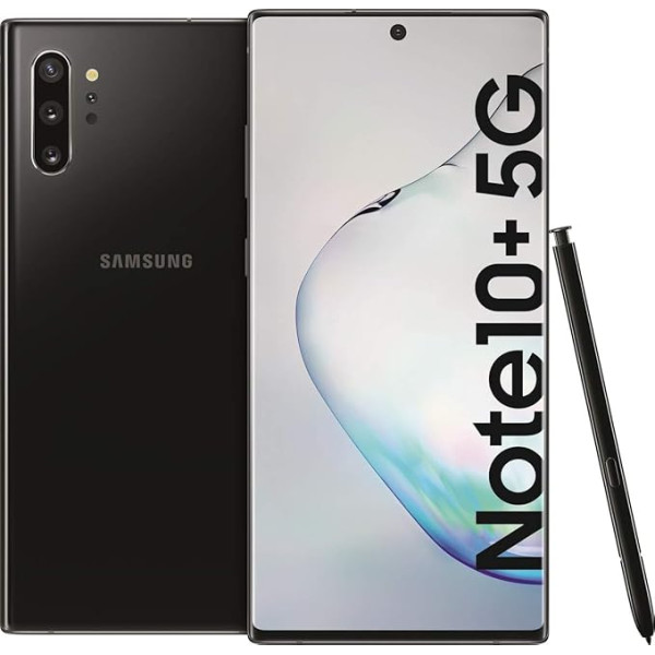 Samsung Galaxy Note 10+ 5G viedtālrunis 256GB, 12GB RAM, viena SIM karte, melns