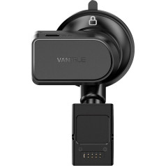 VANTRUE N5/N4 Pro Car Dashcam kameras piesūcekņa kausa stiprinājums ar USB-C portu un GPS detektoru (ātrums, atrašanās vieta, maršruts)