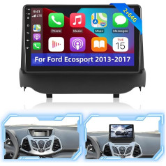 NHOPEEW Autoradio Ford Ecosport 2013-2017 ar bezvadu autokameru un Android Car - Android 13 auto radio ar FM RDS - Wifi GPS stūres vadības ierīci EQ 28UI + atpakaļgaitas kamera un mikrofons