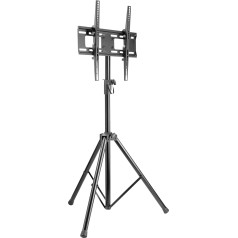 RICOO FS0844 TV Stand Height Adjustable Tilting Tripod Universal for 32-55 Inch TV Stand TV Stand up to 35 kg Max. VESA 400 x 400 mm TV Feet