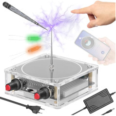 Sunydog Pārnēsājamais Teslas spoles skaļrunis BT skaļrunis Mākslīgais zibspuldzes ģenerators Loka ģenerators Zinātniskais eksperiments Teslas spole
