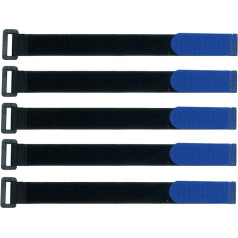 Benristraps 25 mm Velcro siksniņas ātrās noņemšanas kabeļu saites, 5 gab., 25 cm