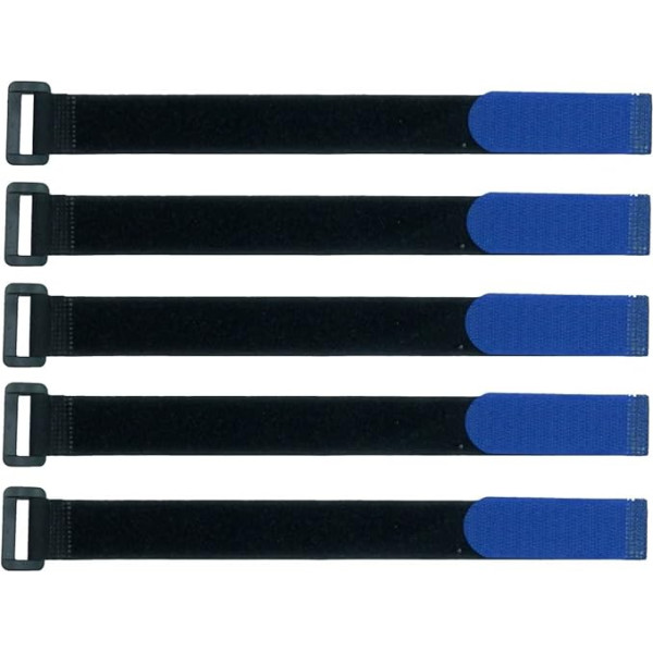 Benristraps 25 mm Velcro siksniņas ātrās noņemšanas kabeļu saites, 5 gab., 25 cm