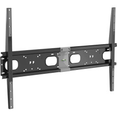 Meliconi, Slimstyle Extra 900F, TV Wall Mount 65 - 120 inches, Fixed TV Mount, VESA 300-400-500-600-900, Maximum Load 100 kg, Also Suitable for Plasterboard Walls, Made in Italy