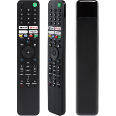 YiBiChin Rezerves RMF-TX520U balss tālvadības pults Sony TV MG3-TX520U, KD-43X, KD-50X, XR-50X, XR-55A, XR85Z9J, XR85X95J, XR83A90J