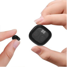 Neredzamas mini austiņas bērniem Bezvadu miega austiņas bērniem Bluetooth mīkstās austiņas trokšņu slāpēšanai miegam Spiegu austiņas mazām ausīm Darbs spēlēm iPhone Android ierīcēm