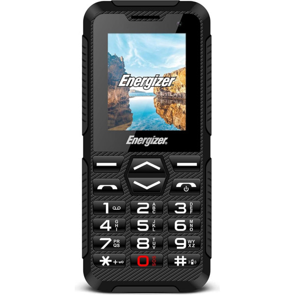 Energizer HARDCASE H10 - Atbloķēts 2G mobilais tālrunis - Pasaules - ES/UK/ASV kontaktligzdas (Ekrāns: 1,80 collas - 32 MB - Divas SIM kartes), melns