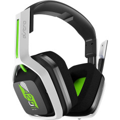 ASTRO Gaming A20 Wireless Headset Gen 2 priekš Xbox X|S/Xbox One/PC/Mac - Baltas/zaļas krāsas