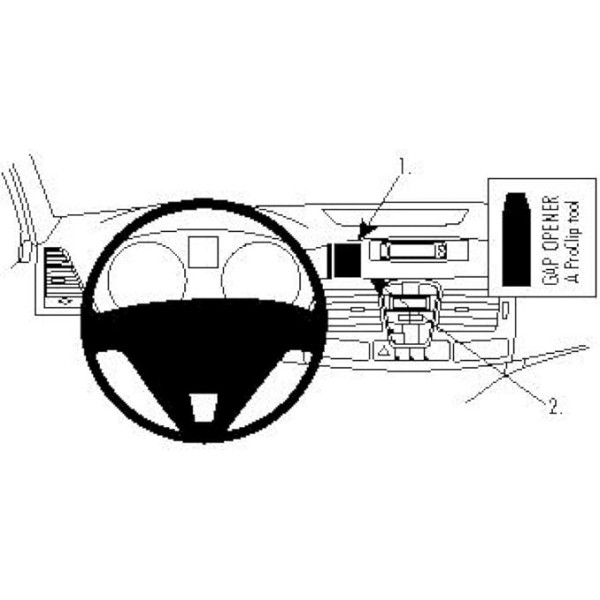 Brodit 854132 Proclip stiprinājums Renault Laguna 08-10