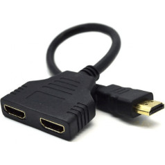 Divu portu pasīvais hdmi sadalītājs