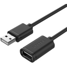 USB 2.0 pagarinātājs, am-af, 2 m, y-c450gbk