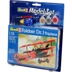 Modeļu komplekts fokker dr. 1 tripla