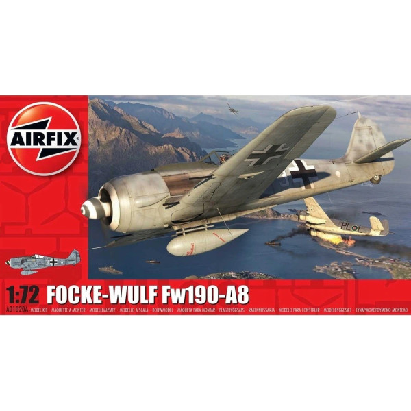 Saplākšņa modelis focke wulf fw190a 8