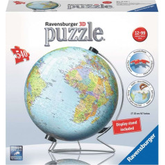 Puzzle 540 gabaliņu 3d bērnu globuss