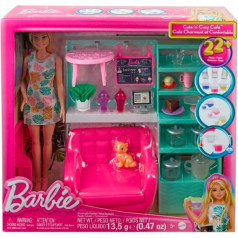 Barbie lelle atpūšas kafejnīcā