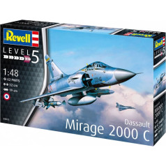 Plastmasas modelis dassault mirage 2000c 1/48