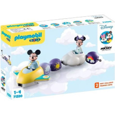 Komplekts ar figūriņām 1.2.3 disney 71320 ride in the clouds mickey and minnie