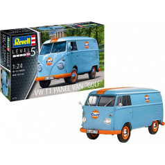 Plastikāta modelis vw t1 paneļu furgons - gulf decoration 1/24