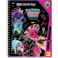 Scratchbook skrāpējumiem atklāj monster high forever friends