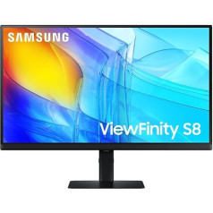 Monitorius 27 colių viewfinity s80ud ips 3840x2160 uhd 16:9 1xhdmi 1xdp 1xusb-c 90w 3xusb 3.0 lan kvm 5ms pinp/pbyp 60hz has+piv flat 3yon-site