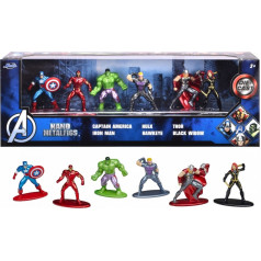 Jada Toys Avengers metāla figūriņas 6 gab 4 cm