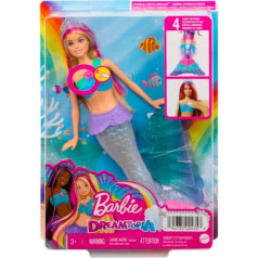 Barbie lelle malibu nāras mirgojošas gaismas