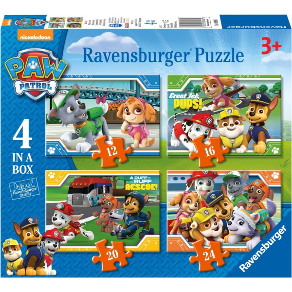 Puzzle 4in1 suņu patruļas komanda