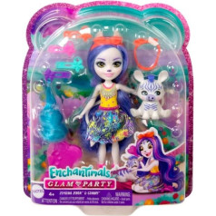 Deluxe enchantimals zebras lelle