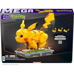 Mega Pokemon pārvietojas pikachu ķieģeļi 1095 gab.