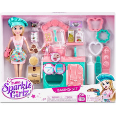 Zuru Sparkle Girlz Leļļu 10,5 collu cepšanas komplekts