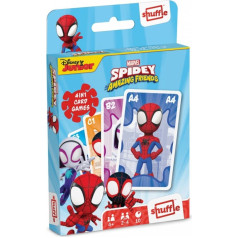 Kāršu spēle shuffle fun 4in1 marvel spidey un super draugi