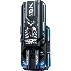 Wekome Bezvadu austiņas vb07 mecha series - bluetooth v5.3 tws ar uzlādes korpusu melnas krāsas