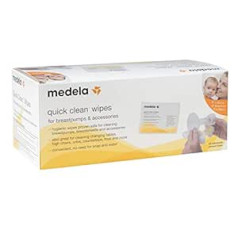 Medela Quick Clean krūts sūkņa un piederumu salvetes no Medela