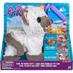 Hasbro FurReal C1156EU4 Kami “My Poopin' Kitty” bērnu interaktīvā plīša rotaļlieta