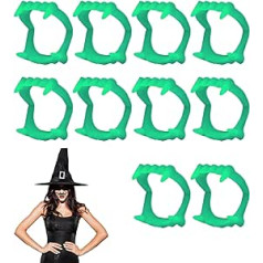 24 Stück Halloween leuchtende Vampirzähne Cosplay für Trick or Treat Halloween Cosplay Party Requisiten Kinder Vampir Zähne Spielsets Erwachsene Kinder Halloween Party Cosplay Kostüm Dekorationen