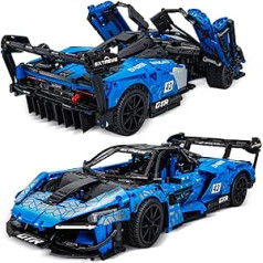 Sowide Super Sports Car Building Blocks Set, 2088 Pieces, 1:10 Drift Car Building Blocks, Sports Car Toy Model, Suitable for Adults and Teenagers