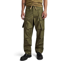 G-STAR RAW vīriešu R-3N balonu kravas bikses, zaļas (Shadow Olive D24305-A504-B230), L, zaļas (Shadow Olive D24305-a504-b230)