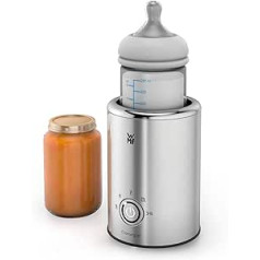 WMF Lono kūdikių maisto ir buteliukų šildytuvas, 5 funkcinės programos, buteliuko skersmuo iki 72 mm, 140 W, nerūdijantis plienas/matinis