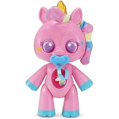 VTech — Lovelies — Emmy My Magical Unicorn Doll — Rozā vienradža rotaļlieta ar somu — 3/8 gadi — FR 518155 versija, daudzkrāsains
