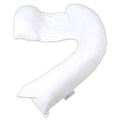 Dreamgenii Nėštumo palaikymo ir maitinimo pagalvė – baltas medvilninis megztinis