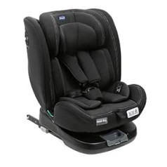 Chicco Unico Evo I-Size Car Seat 0-36 kg Homologated ECE R129/03 Isofix 360° Rotatable and Tiltable Group 0+/1/2/3 from 0 to 12 Years, Black