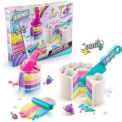 Kanāla rotaļlietas — So Sand DIY Magic Sand Kit — Rainbow Cake SSD 036, 033, daudzkrāsains