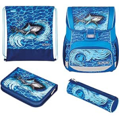 Herlitz Loop Plus 50039555 School Bag, Blue Shark, School bag