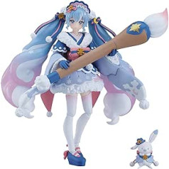 Max Factory Figure Vocal Series 01: Hatsune Miku Figma Snow Miku: Serene Winter Ver. 13 cm