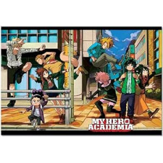 ALKOY Cartoon Anime Jigsaws Puzzle 1000 Teile, My Magic Academia Holzpuzzle Kind Teenager Fantasie Entwickeln Spielzeugspiel 50X75Cm