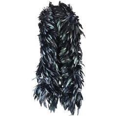 Chicken Boa Feathers Dress Accessories Clothing Luxury Fluffy Boa Shawl Carnival Festival Costume Leisure Feathers