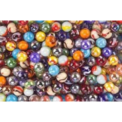 Mega Marbles Set mit 48 verschiedenen Großpackungen – 1,27 cm Peewee-Murmeln